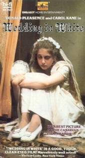WEDDING IN WHITE mid-80s US video artwork