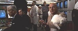 Blofeld watches the monitor