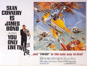 YOU ONLY LIVE TWICE poster artwork